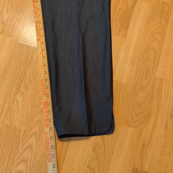 Adrienne Vittadini Studio Pants Womens 12 Navy Blue Career Work Business - Picture 2 of 9